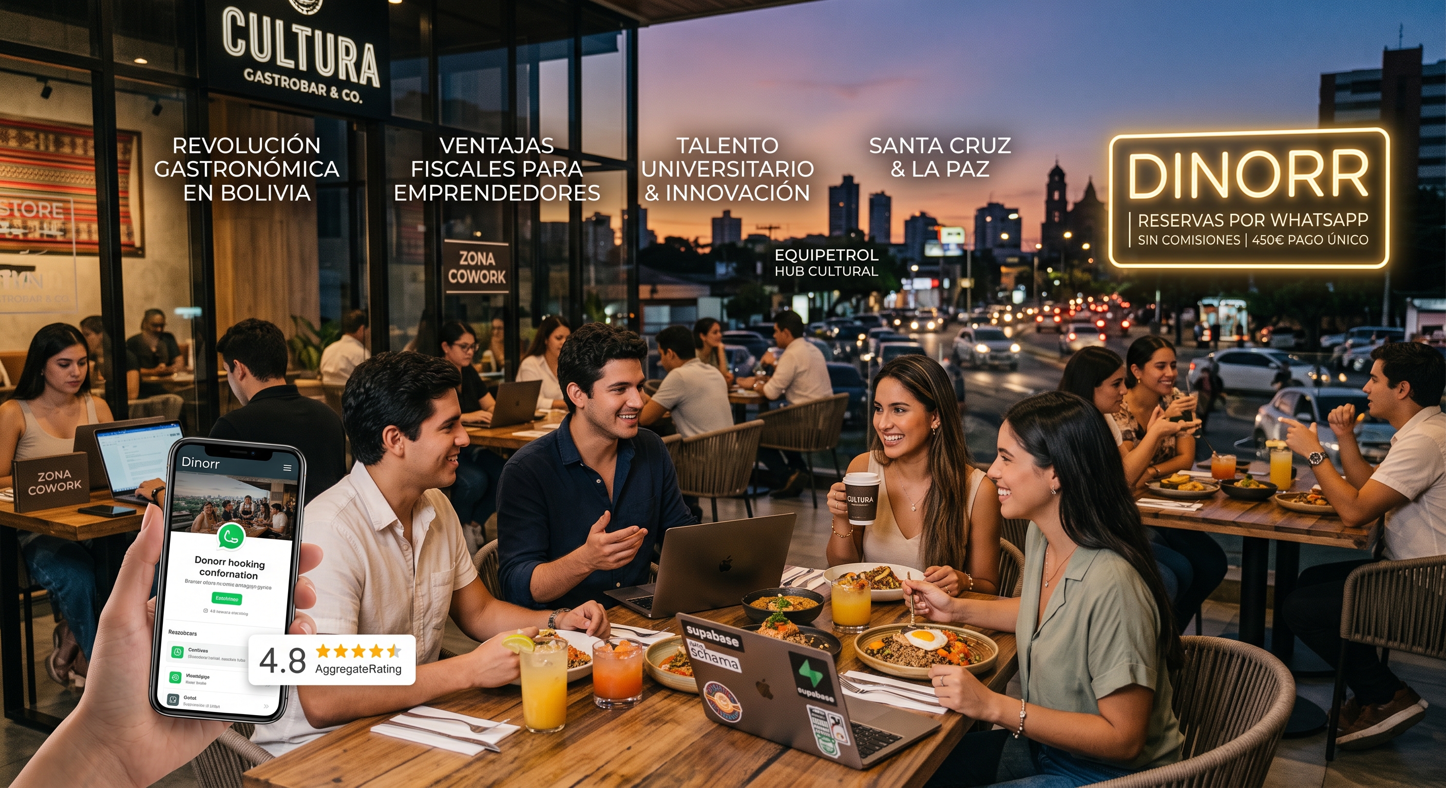 De las Aulas al Gastrobar: La Nueva Ola de Emprendimientos Híbridos en Santa Cruz y La Paz